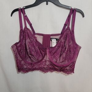 Torrid Plum Lace Bra